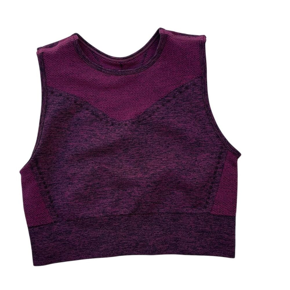 Ideology Women's Seamless Sports Bra Purple Size S Medium Support